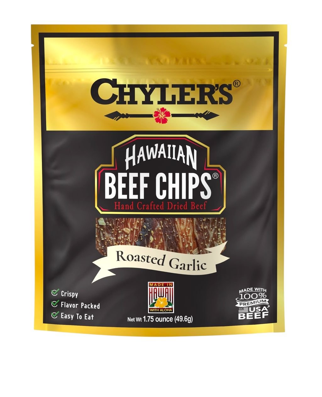 Hawaiian Beef Chips® Roasted Garlic - Chylers