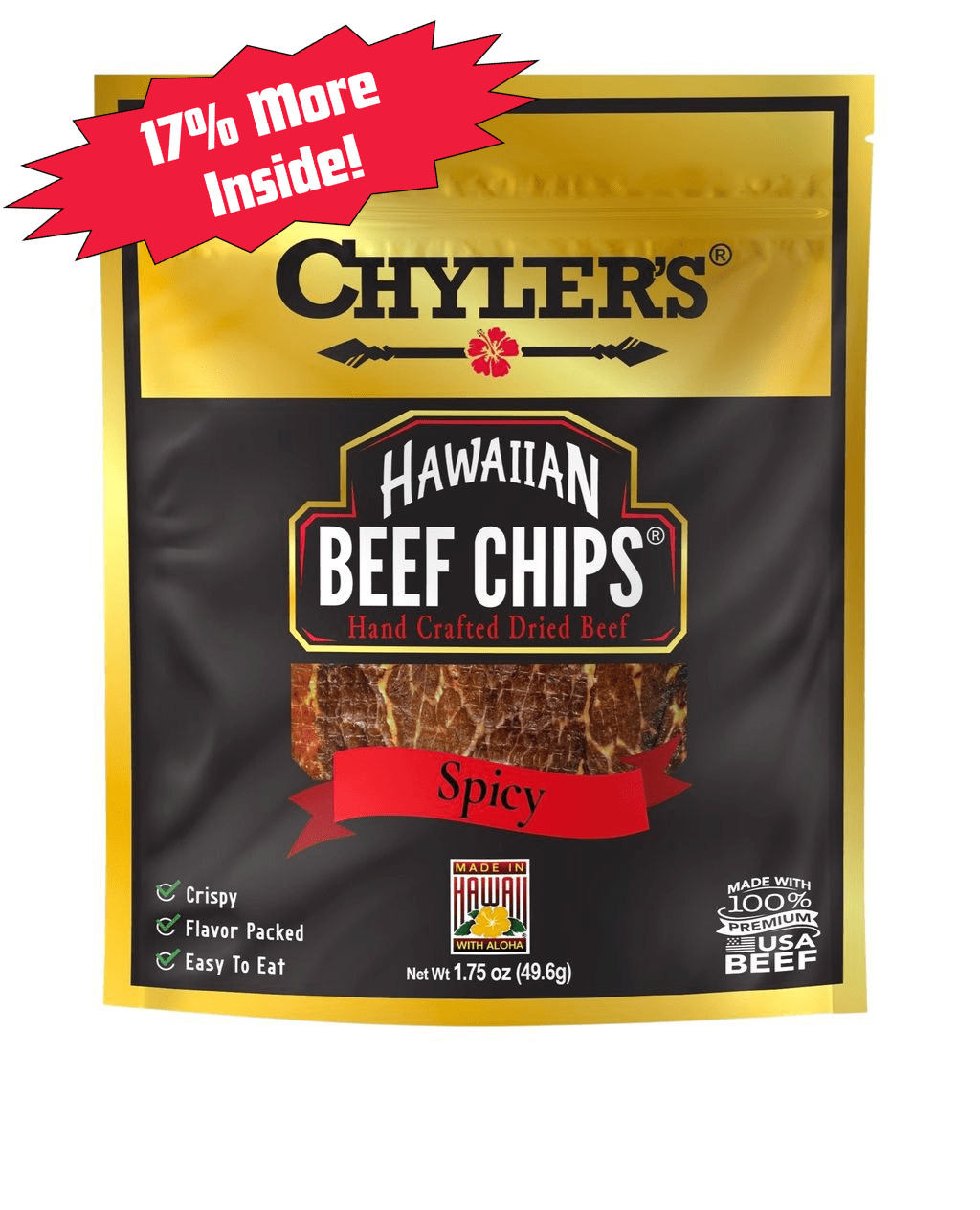 Hawaiian Beef Chips® Spicy - Chylers