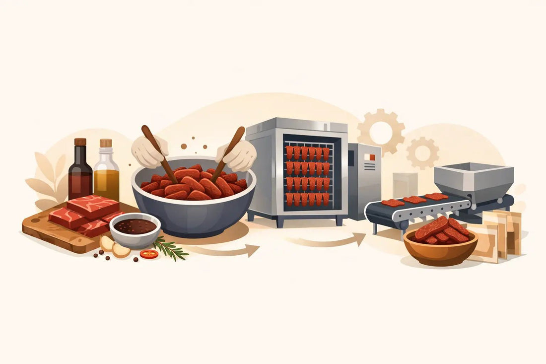 How the Marinated Beef Snack Process Works - Chylers