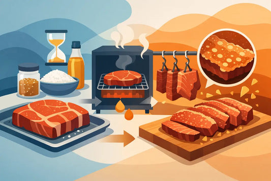 How the Multi Step Beef Curing Process Builds Crunch - Chylers