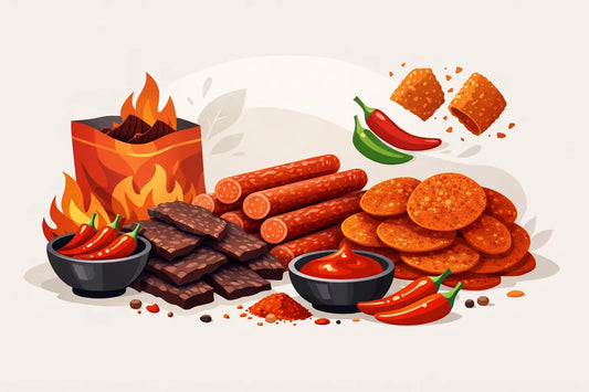 Spicy Meat Snack Review for Crunch Fans - Chylers