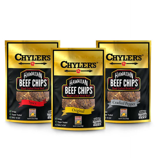 Chyler's Beef Chips Variety Pack - Chylers