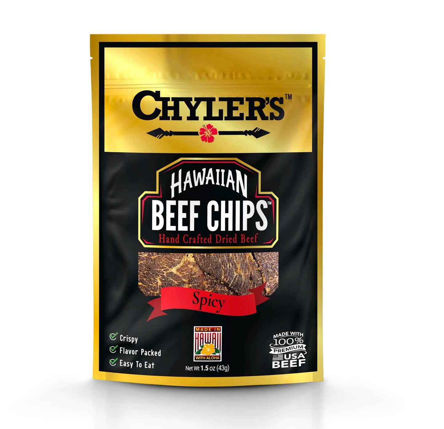 Hawaiian Beef Chips™ Spicy - Chylers